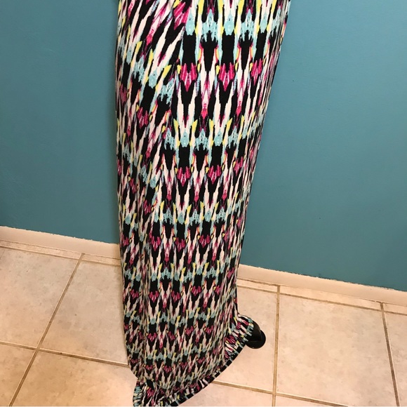 Tart Tie Dye Multi-Color Casual Colorful EUC Strappy Back Dress Size Small S Fun - Picture 6 of 13